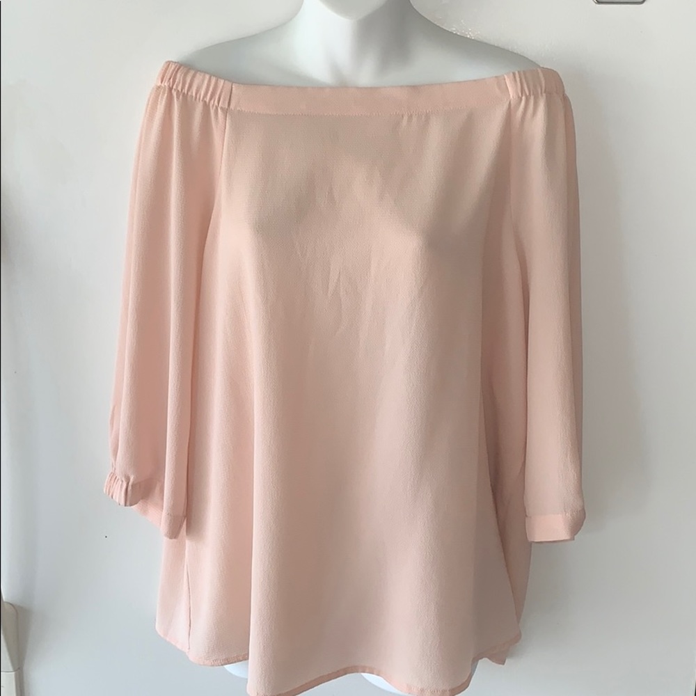 Blush Off the Shoulder Top